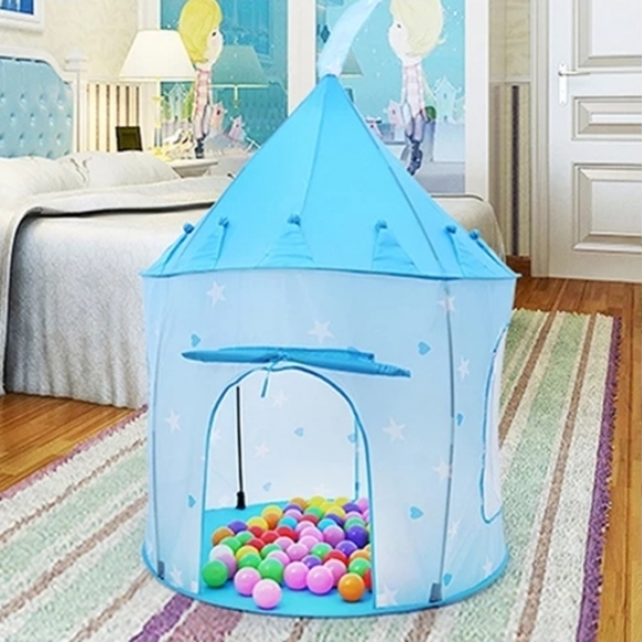 New Big Blue Kids Play Tent/ Castle - Picture 3 of 8